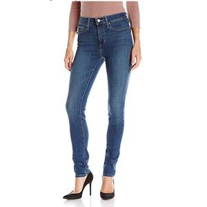 levi's slimming skinny jeans high waisted